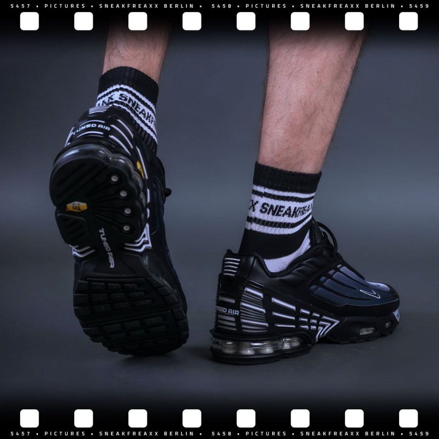 SneakFreaxx Chaussettes Basses WHITE BLACK SHORT Blanc-Noir 2 SneakFreaxx Chaussettes Basses WHITE BLACK SHORT Blanc-Noir – Image 2