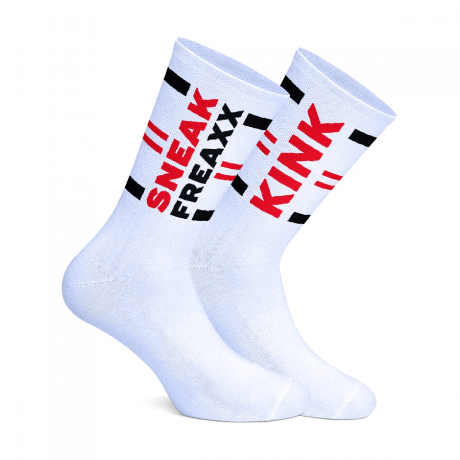 Chaussettes Blanches KINK PLAY Sneakfreaxx 3 Chaussettes Blanches KINK PLAY Sneakfreaxx – Image 3