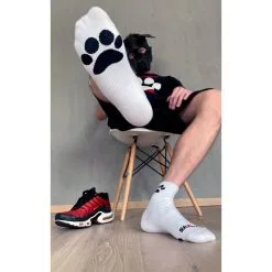 Chaussettes Blanches PUPPY Sk8erboy