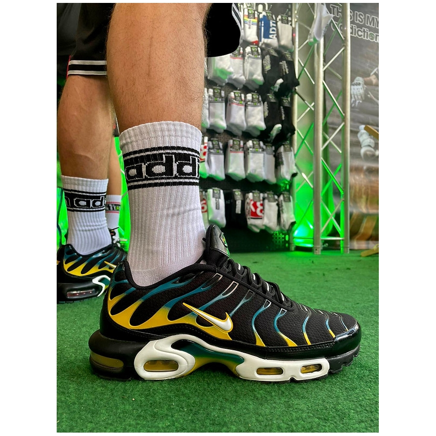 Chaussettes Blanches SPORTY Addiction Liserés Noirs 2 Chaussettes Blanches SPORTY Addiction Liserés Noirs – Image 2