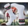 Chaussettes Blanches SPORTY Addiction Liserés Rouges