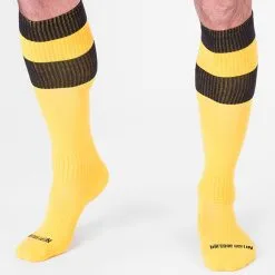 Barcode Berlin Chaussettes FOOTBALL SOCKS Jaune-Noir