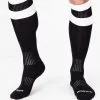 Barcode Berlin Chaussettes FOOTBALL SOCKS Noir-Blanc