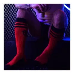 Breedwell Chaussettes Hautes HEX SOCKS Rouges