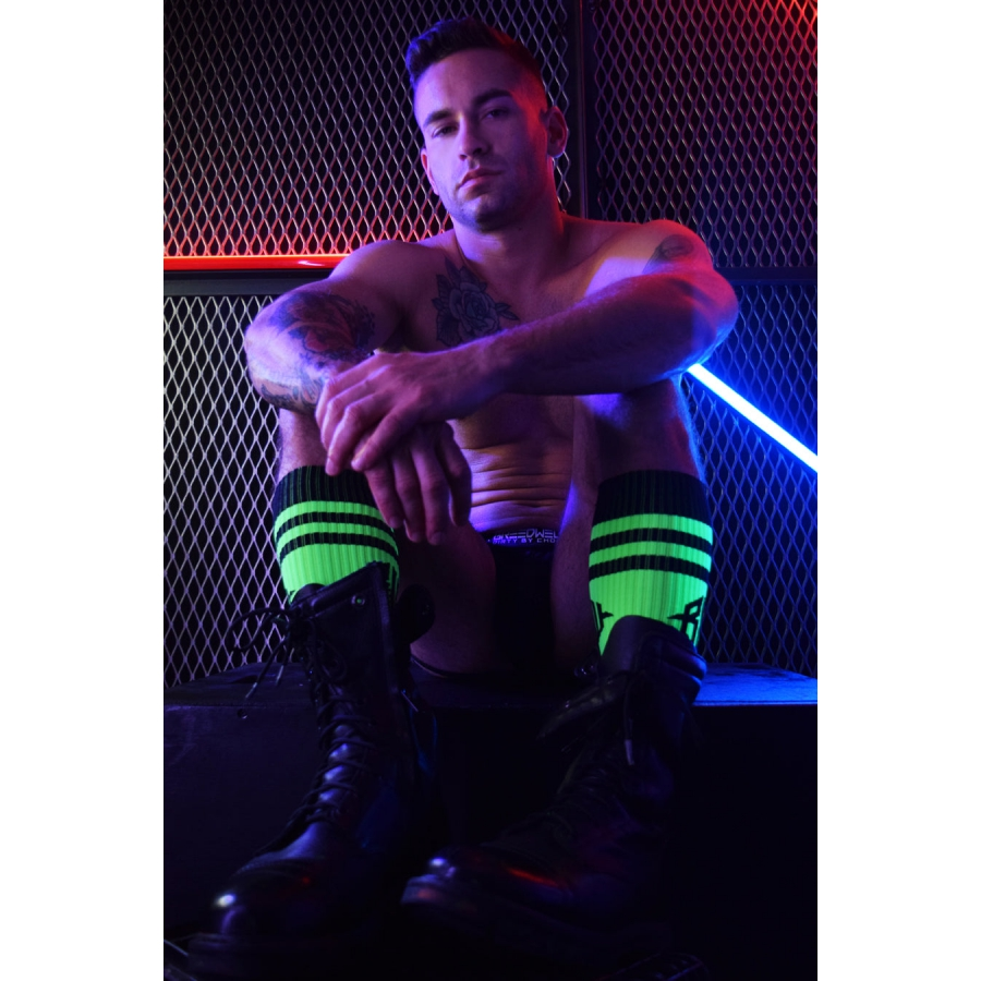 Breedwell Chaussettes Hautes HEX SOCKS Vertes 3 Breedwell Chaussettes Hautes HEX SOCKS Vertes – Image 3