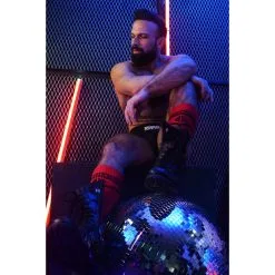 Breedwell Chaussettes Hautes HYBRED SOCKS Rouges -FÉMINITÉS boutique chaussettes hautes hybred socks rouges 8