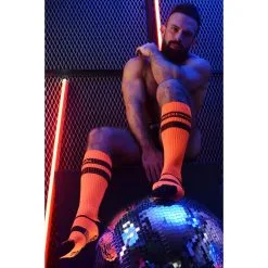 Breedwell Chaussettes Hautes LOGO KNEE Orange 19 Breedwell Chaussettes Hautes LOGO KNEE Orange -FÉMINITÉS boutique chaussettes hautes logo knee orange 9