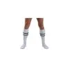 Mr B - Mister B Chaussettes Hautes URBAN FOOTBALL SOCKS Blanc-Noir