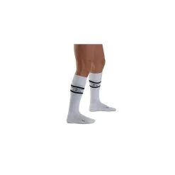 Mr B - Mister B Chaussettes Hautes URBAN FOOTBALL SOCKS Blanc-Noir -FÉMINITÉS boutique chaussettes hautes urban football socks blanc noir 2