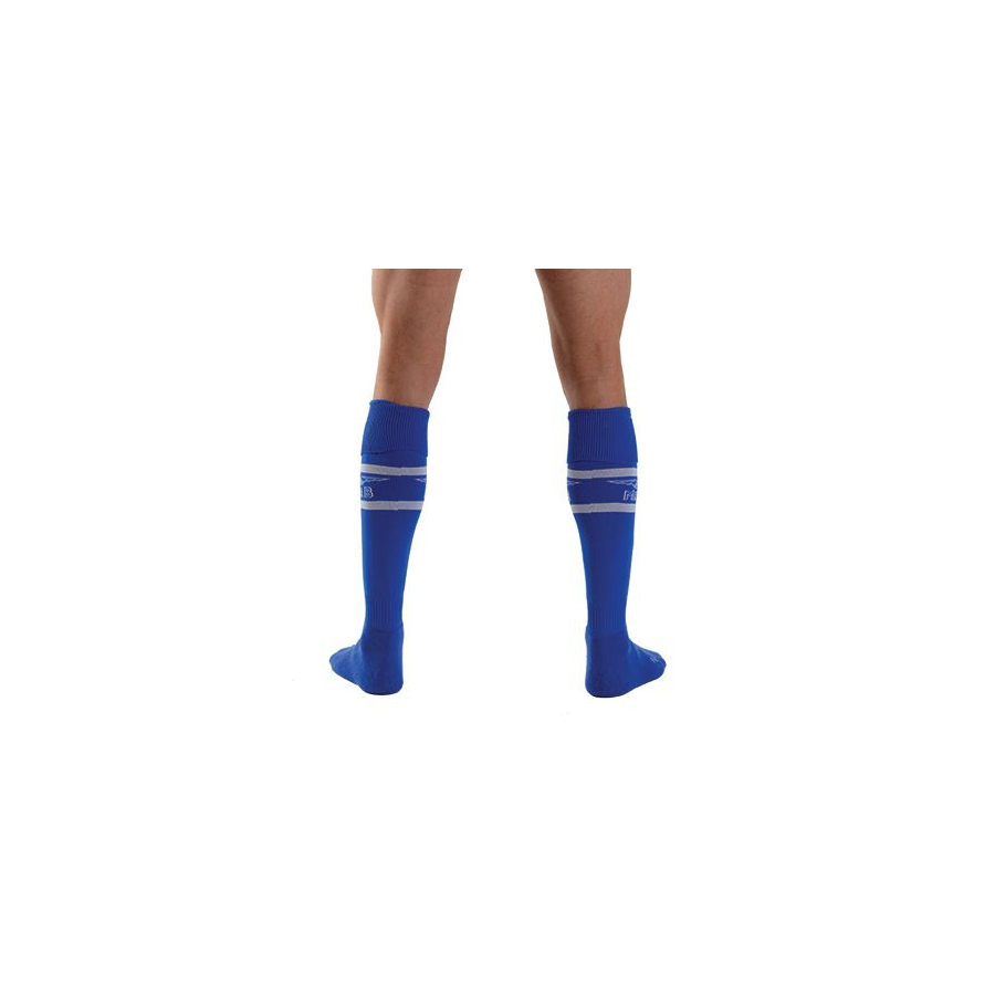 Mr B - Mister B Chaussettes Hautes URBAN FOOTBALL SOCKS Bleu-Blanc 2 Mr B - Mister B Chaussettes Hautes URBAN FOOTBALL SOCKS Bleu-Blanc – Image 2