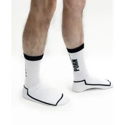 Chaussettes Sk8erboy SNEAKERPORN Blanc-Noir -FÉMINITÉS boutique chaussettes sk8erboy sneakerporn blanc noir 2