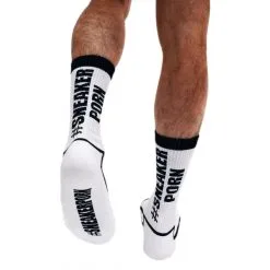 Chaussettes Sk8erboy SNEAKERPORN Blanc-Noir