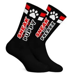 SneakFreaxx Chaussettes SNEAK PUPPY Noir-Rouge 11 SneakFreaxx Chaussettes SNEAK PUPPY Noir-Rouge -FÉMINITÉS boutique chaussettes sneak puppy noir rouge 5