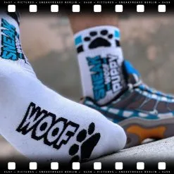SneakFreaxx Chaussettes SNEAK WOOF PUPPY Bleu 9 SneakFreaxx Chaussettes SNEAK WOOF PUPPY Bleu -FÉMINITÉS boutique chaussettes sneak woof puppy bleu 2