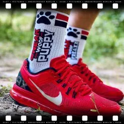 SneakFreaxx Chaussettes SNEAK WOOF PUPPY Rouge 9 SneakFreaxx Chaussettes SNEAK WOOF PUPPY Rouge -FÉMINITÉS boutique chaussettes sneak woof puppy rouge 2