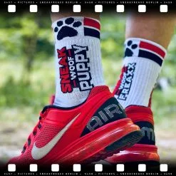 SneakFreaxx Chaussettes SNEAK WOOF PUPPY Rouge 11 SneakFreaxx Chaussettes SNEAK WOOF PUPPY Rouge -FÉMINITÉS boutique chaussettes sneak woof puppy rouge 4