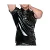 Black Level Men Chemise VINYL POLO Noire