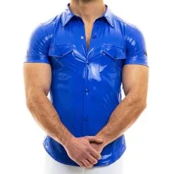 Modus Vivendi Chemise VIRAL VINYL Bleu