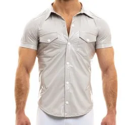 Modus Vivendi Chemise VIRAL VINYL Gris