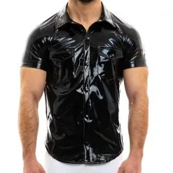Modus Vivendi Chemise VIRAL VINYL Noir