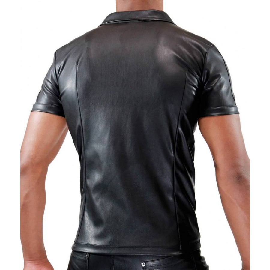 TOF Paris Chemise ZIPPED Noire 2 TOF Paris Chemise ZIPPED Noire – Image 2