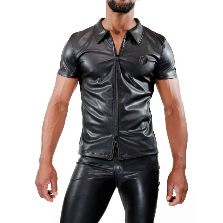 TOF Paris Chemise ZIPPED Noire 4 TOF Paris Chemise ZIPPED Noire – Image 4