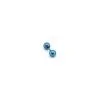 Malejewels Clou D'oreille BALL DUO Bleu