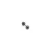 Malejewels Clou D'oreille BALL DUO Noir