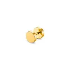 Malejewels Clou D'oreille SCREW STUD Doré
