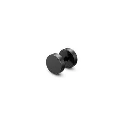 Malejewels Clou D'oreille SCREW STUD Noir