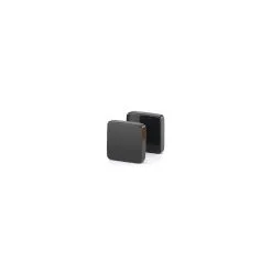 Malejewels Clou D'oreille SQUARE Noir
