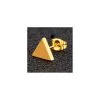 Malejewels Clou D'oreille TRIANGLE 6mm Doré