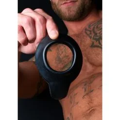 Perfect Fit Cockring COCK ARMOUR Regular Noir -FÉMINITÉS boutique cockring cock armour regular noir 3