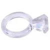 Chisa Novelties Cockring Flexible DIAMOND RING Transparent