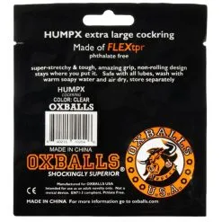 Cockring HUMPX Oxballs Transparent -FÉMINITÉS boutique cockring humpx oxballs transparent 2