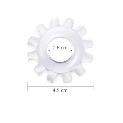 Lovetoy Cockring POWER PLUS Étirable Transparent 7 Lovetoy Cockring POWER PLUS Étirable Transparent -FÉMINITÉS boutique cockring power plus etirable transparent 3