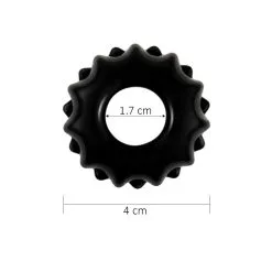 Lovetoy Cockring POWER PLUS Squall Noir -FÉMINITÉS boutique cockring power plus squall noir 5