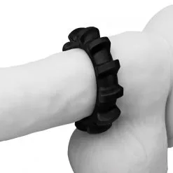 Lovetoy Cockring POWER PLUS Wheel Noir -FÉMINITÉS boutique cockring power plus wheel noir 4