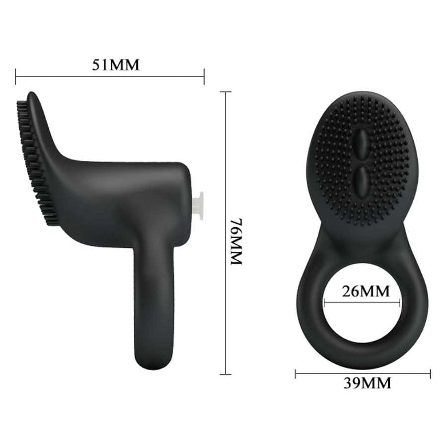 Cockring Vibrant COBRA Pretty Love One Push 5 Cockring Vibrant COBRA Pretty Love One Push – Image 5