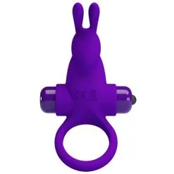 Cockring Vibrant DICK RABBIT Pretty Love 30mm Violet 8 Cockring Vibrant DICK RABBIT Pretty Love 30mm Violet -FÉMINITÉS boutique cockring vibrant dick rabbit pretty love 30mm violet 2
