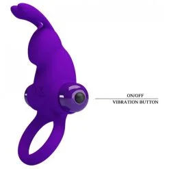 Cockring Vibrant DICK RABBIT Pretty Love 30mm Violet 9 Cockring Vibrant DICK RABBIT Pretty Love 30mm Violet -FÉMINITÉS boutique cockring vibrant dick rabbit pretty love 30mm violet 3