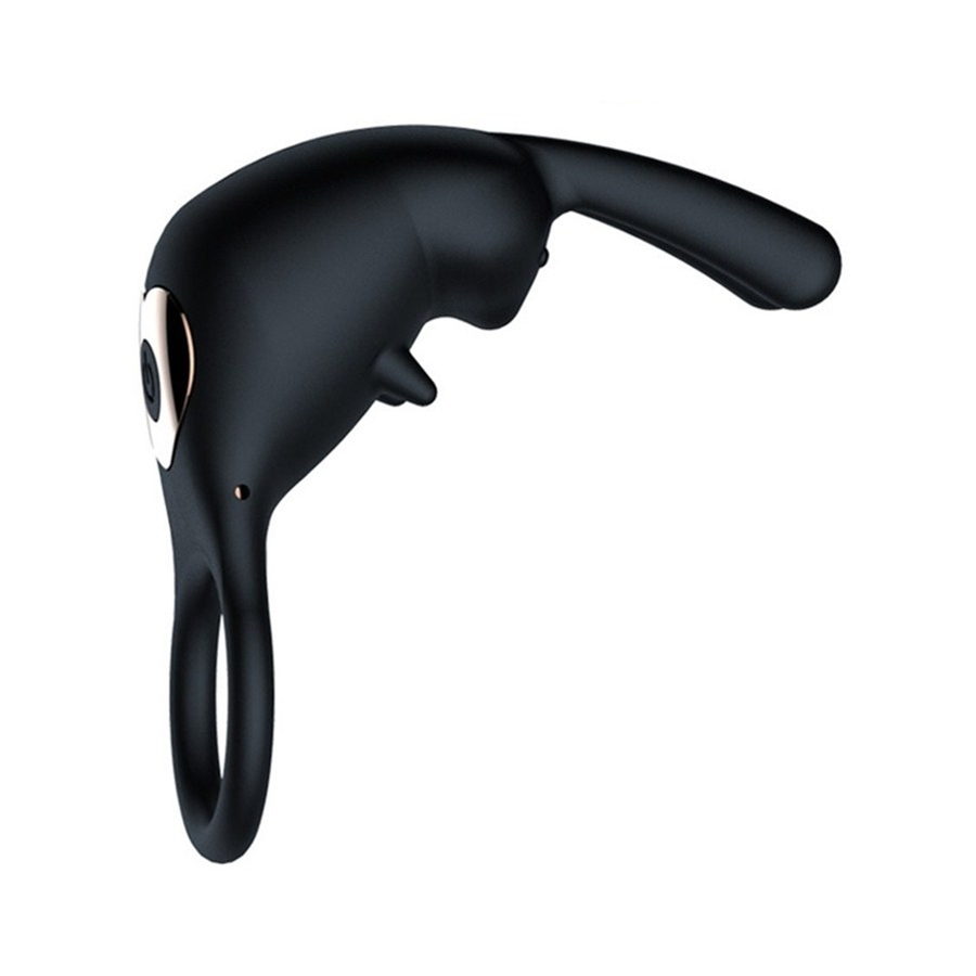 Generique Cockring Vibrant GOOD RABBIT 25mm Noir 2 Generique Cockring Vibrant GOOD RABBIT 25mm Noir – Image 2