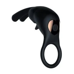 Generique Cockring Vibrant GOOD RABBIT 25mm Noir