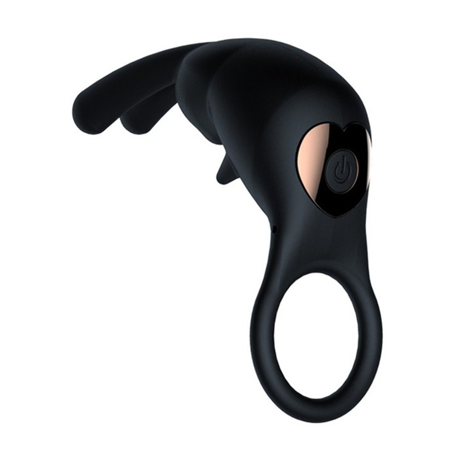 Generique Cockring Vibrant GOOD RABBIT 25mm Noir 1 Generique Cockring Vibrant GOOD RABBIT 25mm Noir