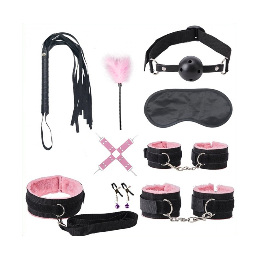 Generique Coffret BDSM HEMMING Noir-Rose 9 Pièces 1 Generique Coffret BDSM HEMMING Noir-Rose 9 Pièces