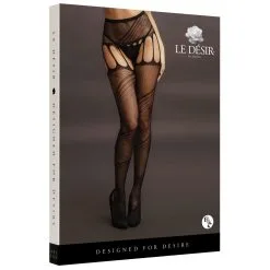 Le Desir Collant Ouvert Alina - Noir -FÉMINITÉS boutique collant ouvert alina noir 2
