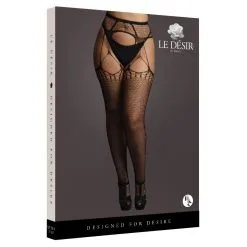 Le Desir Collants à Jarretelles Résille PANTYHOSE NET Noirs -FÉMINITÉS boutique collants a jarretelles resille pantyhose net noirs 4