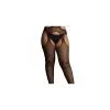 Le Desir Collants Résille Grande Taille STRAPPY Noirs
