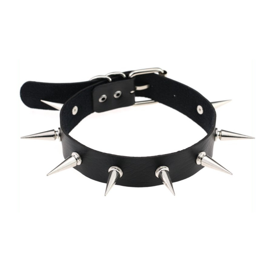 Joy Jewels Collier à Pointes PIKY LISH Noir 1 Joy Jewels Collier à Pointes PIKY LISH Noir