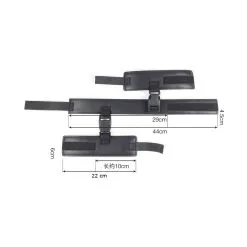 Generique Collier Avec Menottes De Poignets CLIPS Noir 6 Generique Collier Avec Menottes De Poignets CLIPS Noir -FÉMINITÉS boutique collier avec menottes de poignets clips noir 2